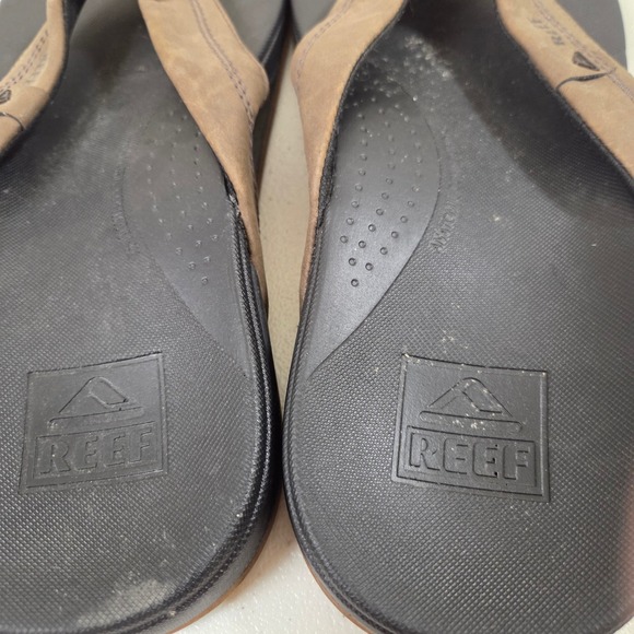 Reef Mens Cushion Spring Flip Flop Sandals Brown Black Size 10 Comfort Thong main image 6